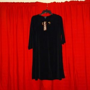 Black tunic dress